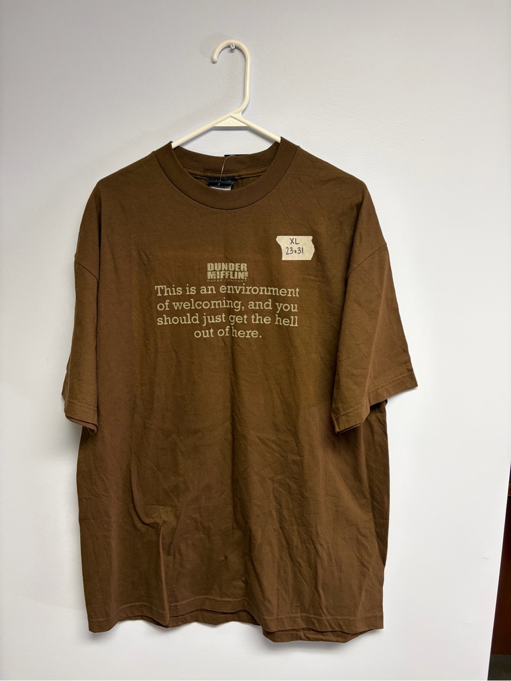 Brown Short-Sleeve Graphic Tee